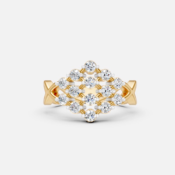 Blooming Spark Lab Grown Diamond Ring